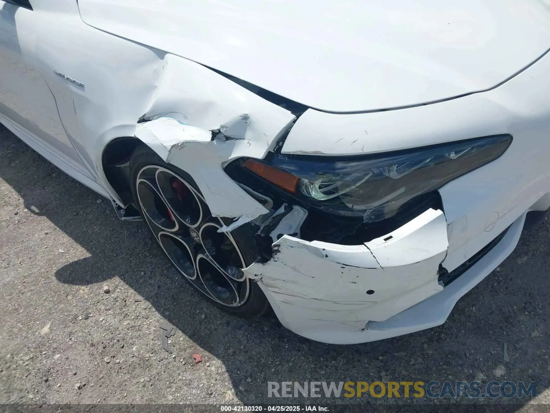 6 Photograph of a damaged car ZARFAMBN8R7679971 ALFA ROMEO GIULIA 2024