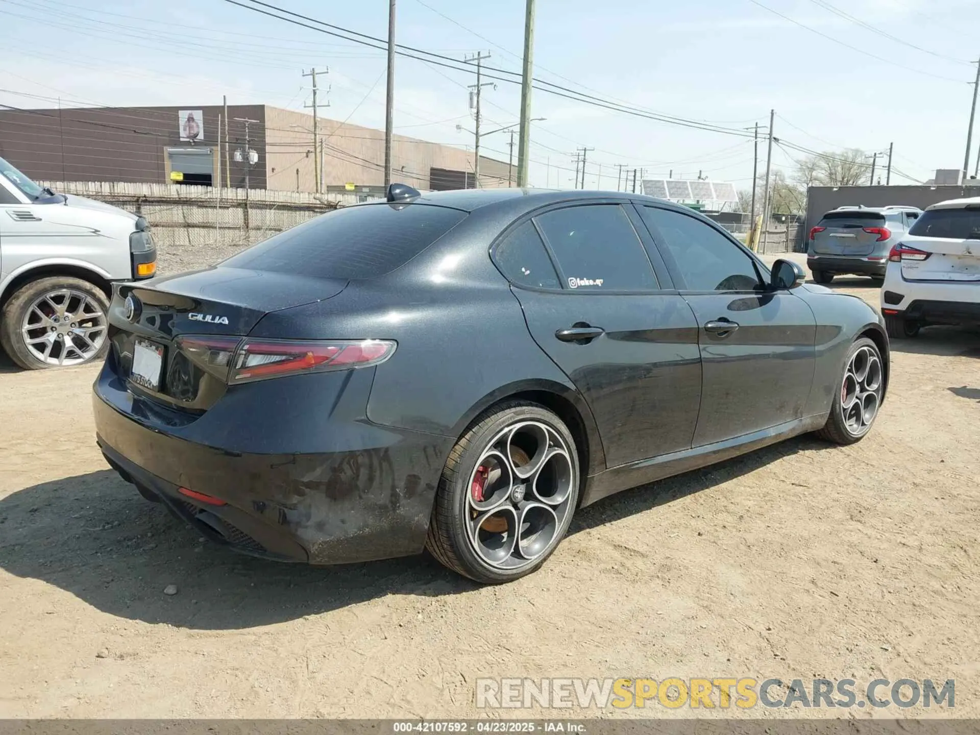 4 Фотография поврежденного автомобиля ZARFANBN6R7677934 ALFA ROMEO GIULIA 2024