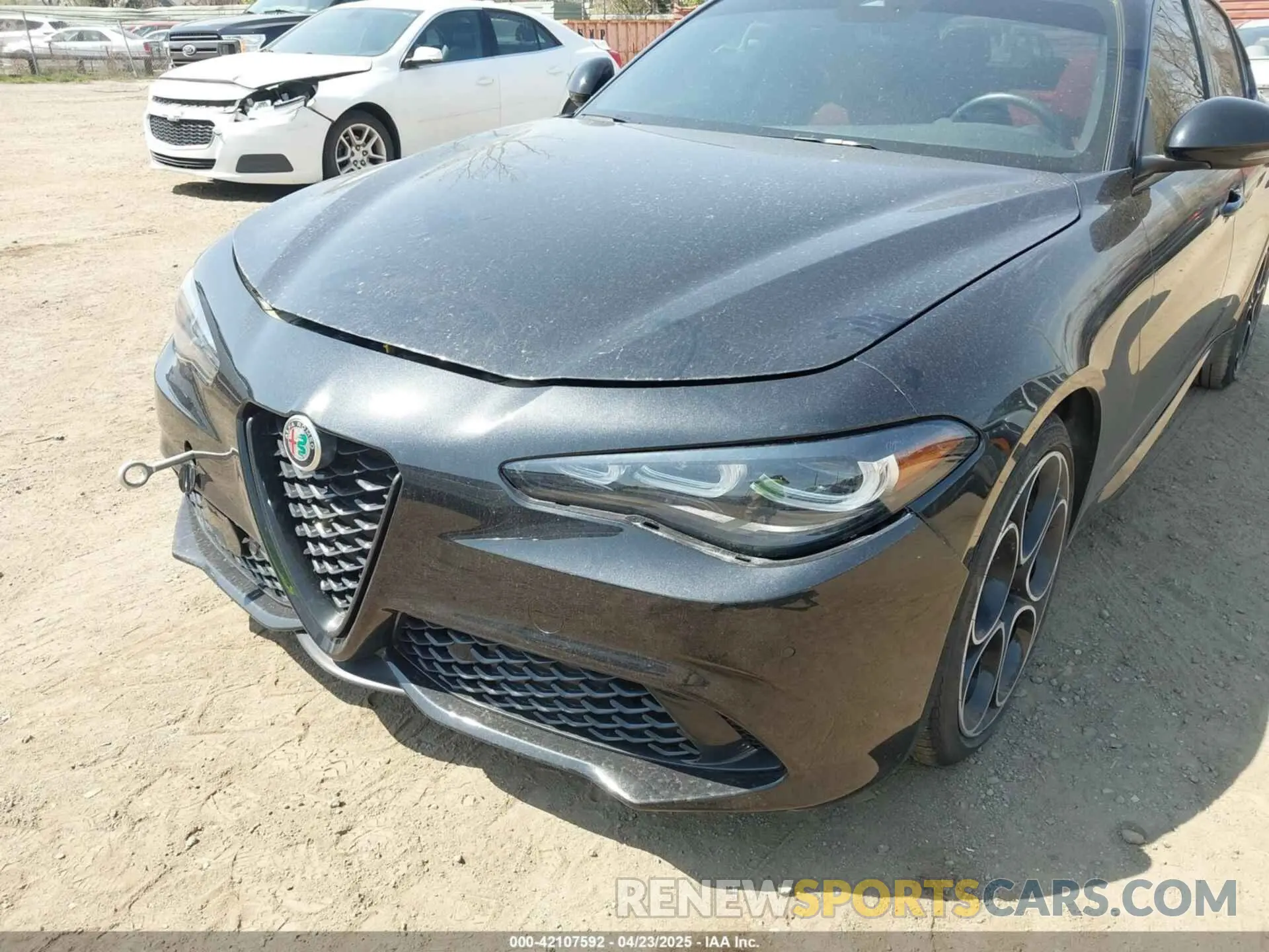 6 Фотография поврежденного автомобиля ZARFANBN6R7677934 ALFA ROMEO GIULIA 2024