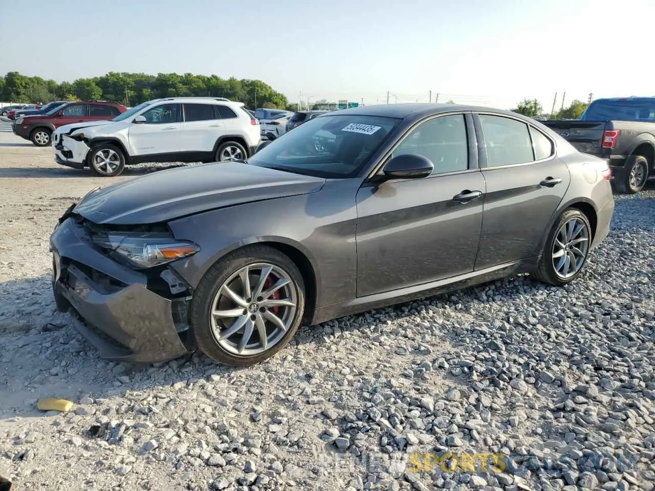 1 Фотография поврежденного автомобиля ZARFAMAN9P7670923 ALFA ROMEO GIULIA SPR 2023
