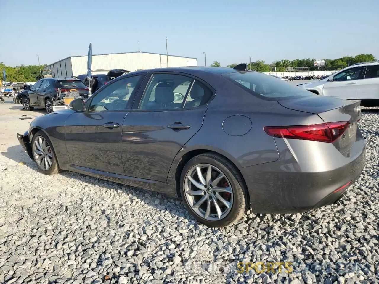 2 Фотография поврежденного автомобиля ZARFAMAN9P7670923 ALFA ROMEO GIULIA SPR 2023