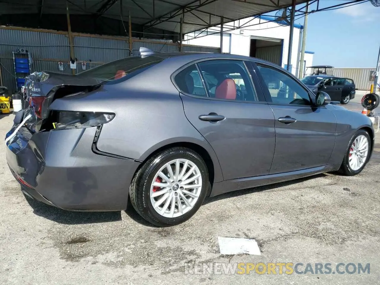 3 Фотография поврежденного автомобиля ZARFAMANXP7671109 ALFA ROMEO GIULIA SPR 2023