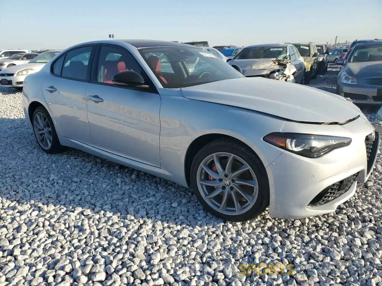 4 Фотография поврежденного автомобиля ZARFANAN8R7678018 ALFA ROMEO GIULIA SPR 2024