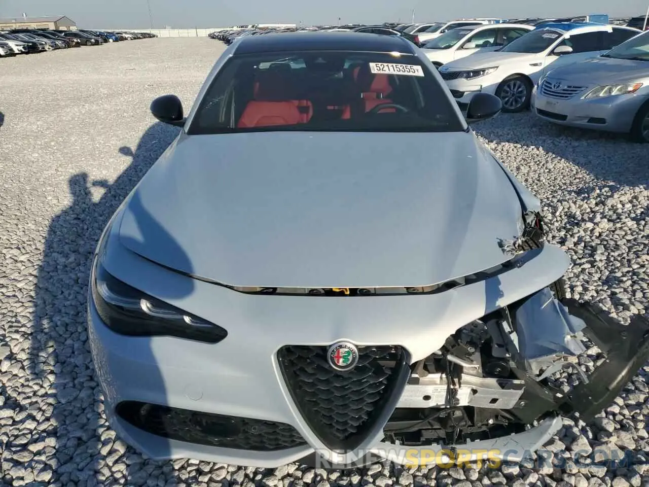 5 Фотография поврежденного автомобиля ZARFANAN8R7678018 ALFA ROMEO GIULIA SPR 2024