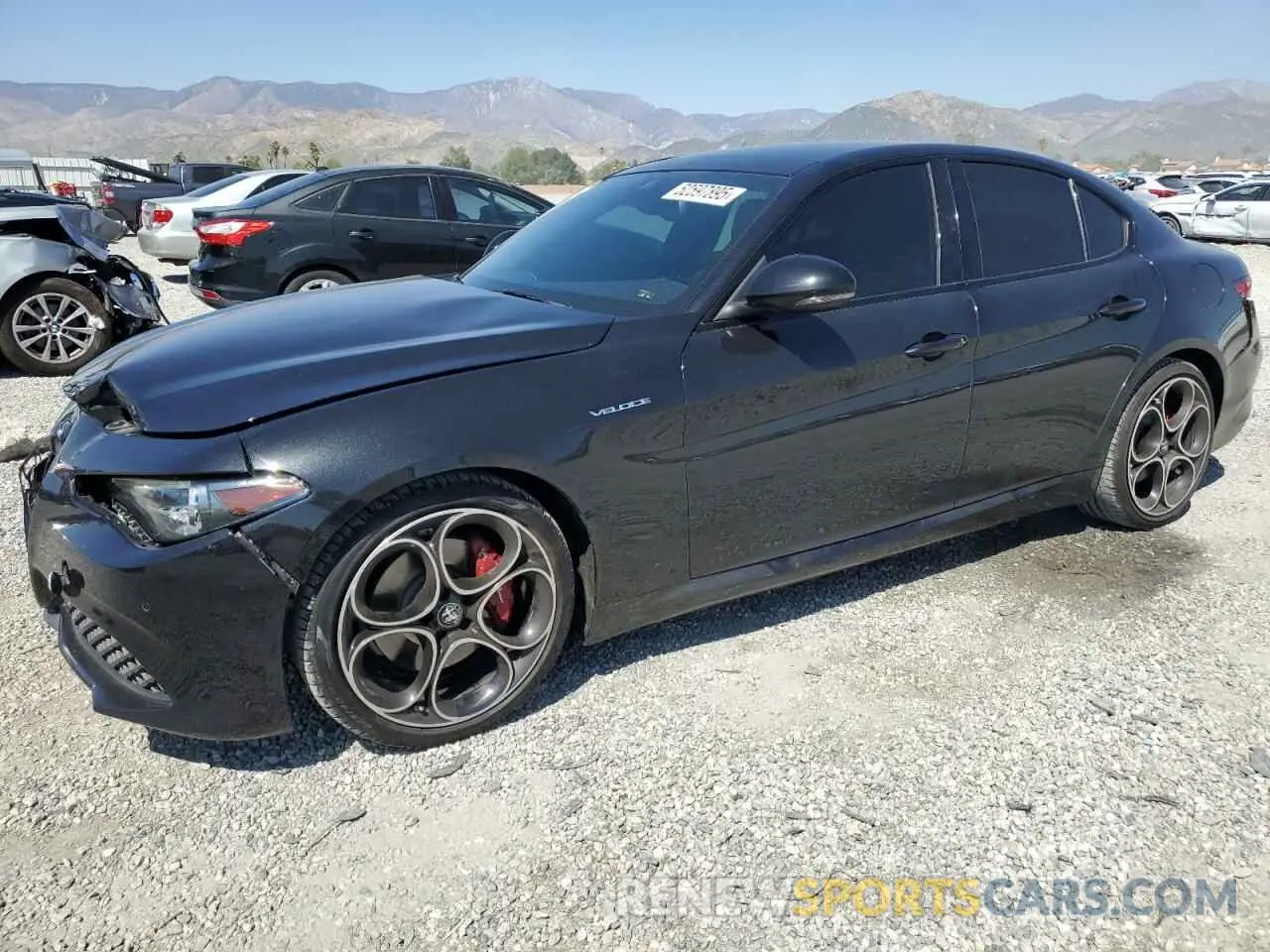 1 Photograph of a damaged car ZARFAMBN1N7660074 ALFA ROMEO GIULIA SUP 2022