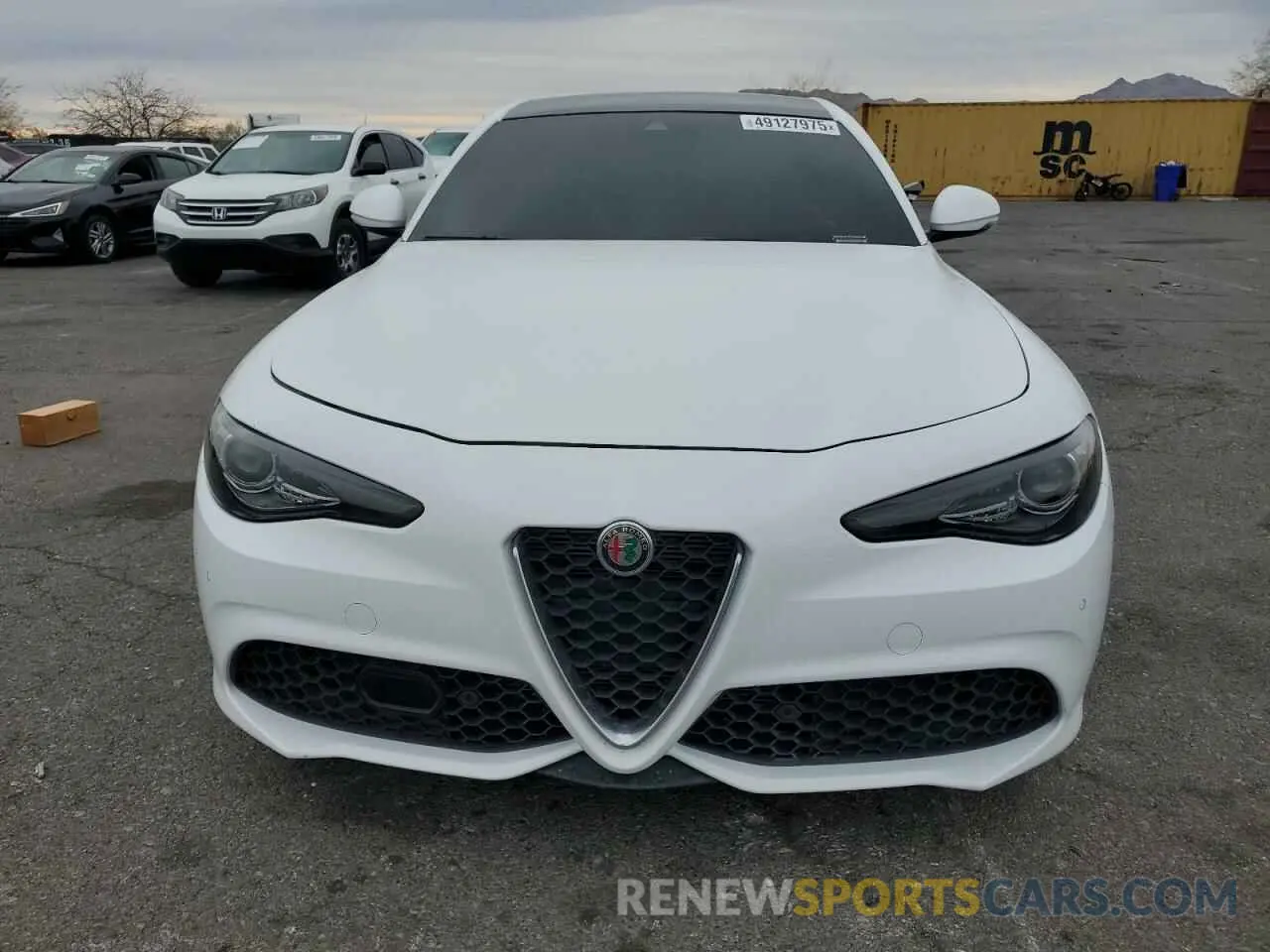 5 Фотография поврежденного автомобиля ZARFAMBN1N7663010 ALFA ROMEO GIULIA SUP 2022
