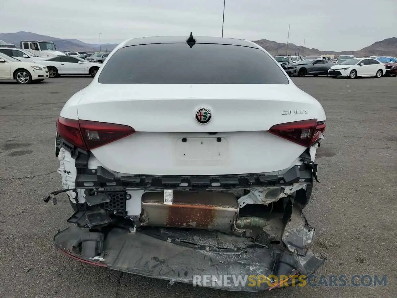 6 Фотография поврежденного автомобиля ZARFAMBN1N7663010 ALFA ROMEO GIULIA SUP 2022
