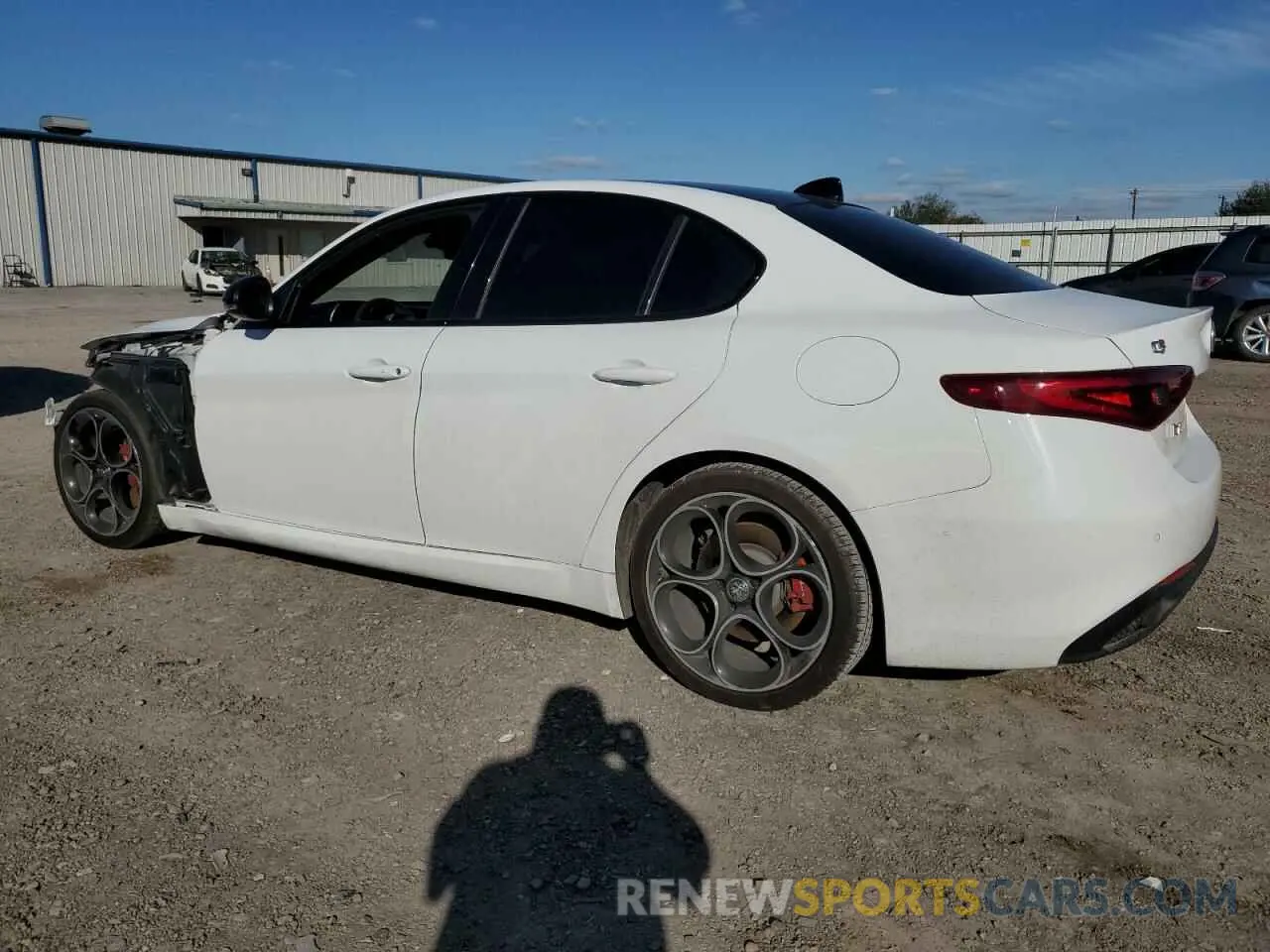 2 Фотография поврежденного автомобиля ZARFAMBN9N7656306 ALFA ROMEO GIULIA SUP 2022