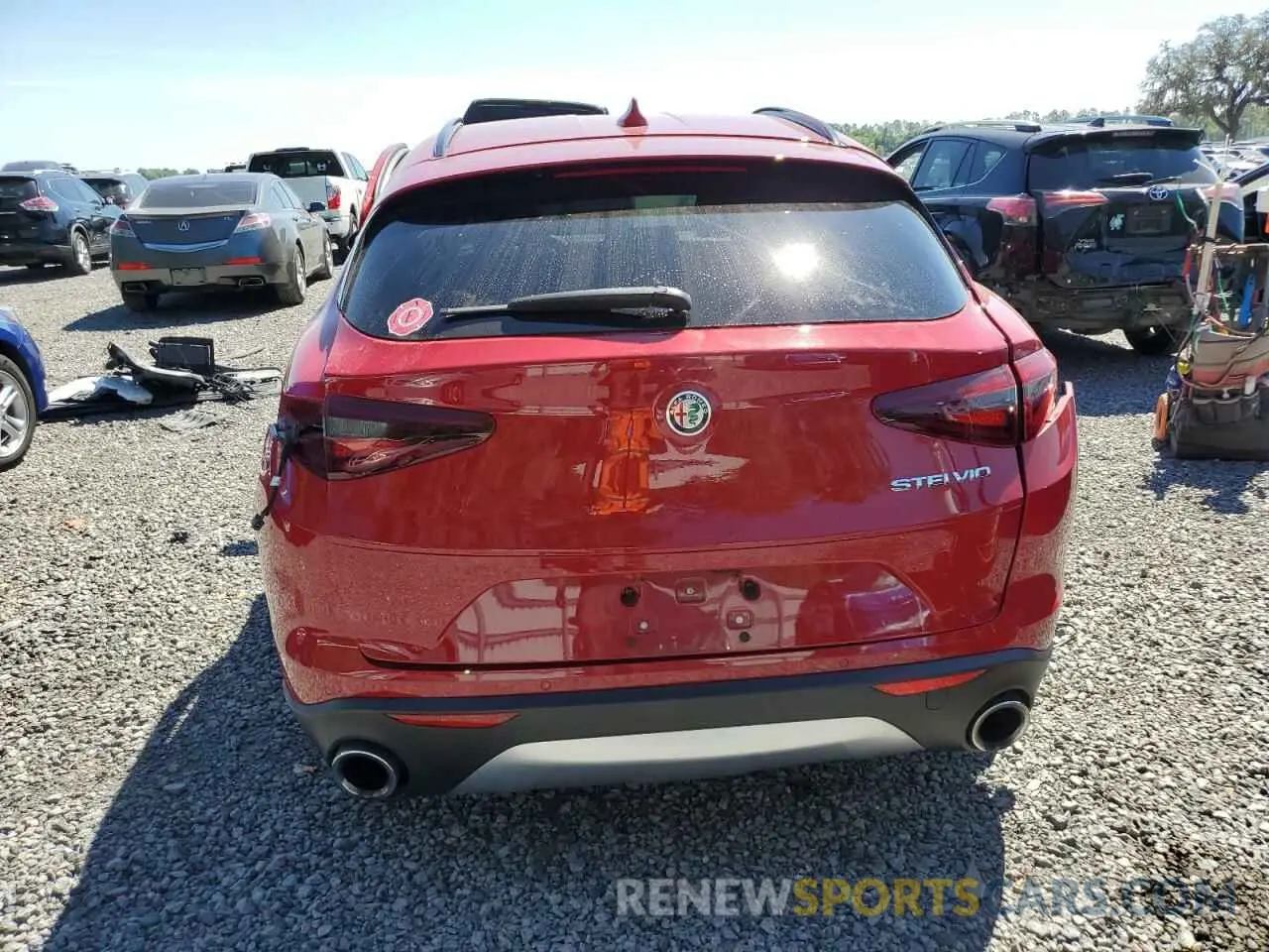 6 Photograph of a damaged car ZASPAJAN0K7C37407 ALFA ROMEO STELVIO 2019