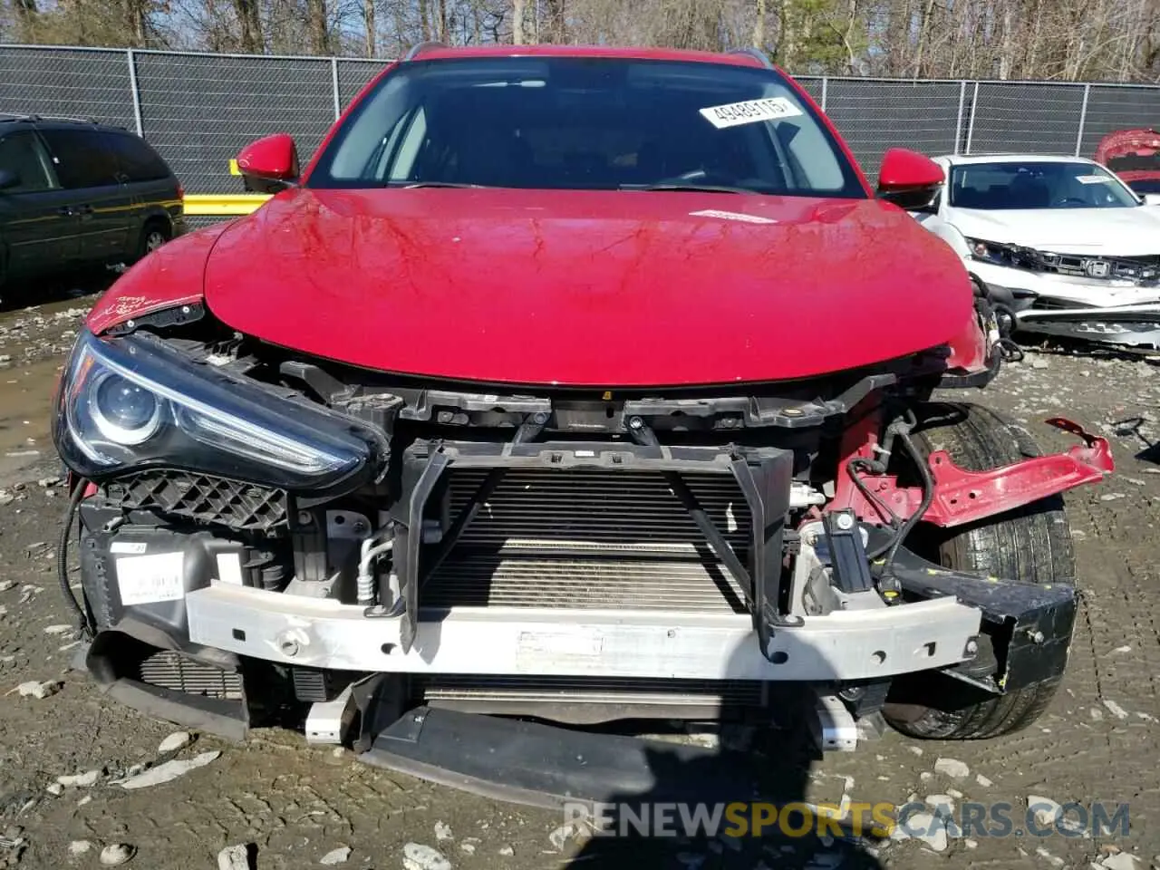 5 Photograph of a damaged car ZASPAJAN2K7C49106 ALFA ROMEO STELVIO 2019