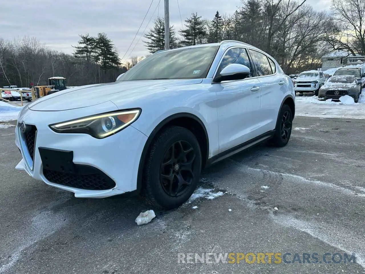 1 Photograph of a damaged car ZASPAKAN0K7C30687 ALFA ROMEO STELVIO 2019