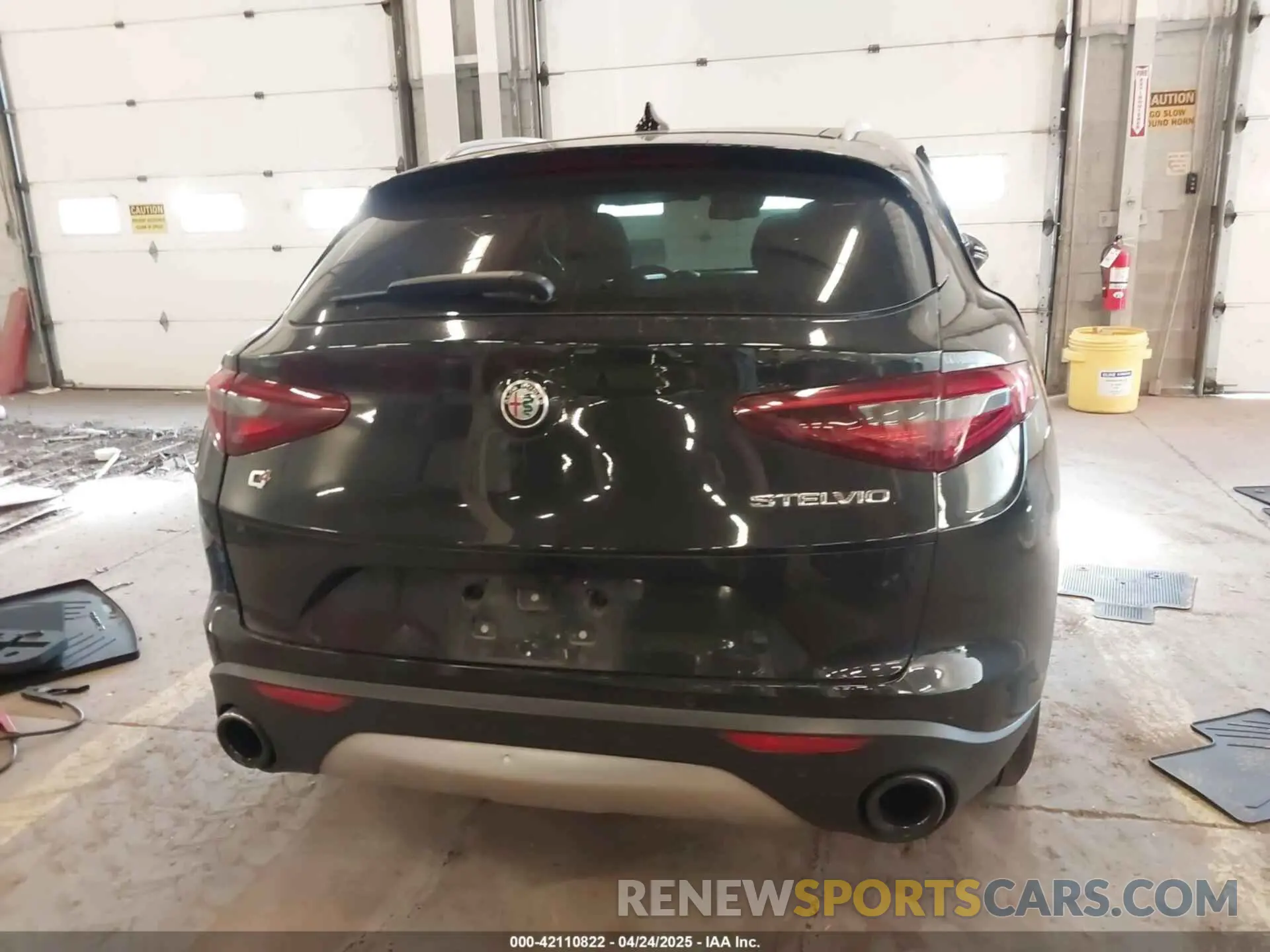 17 Фотография поврежденного автомобиля ZASPAKAN0K7C39342 ALFA ROMEO STELVIO 2019