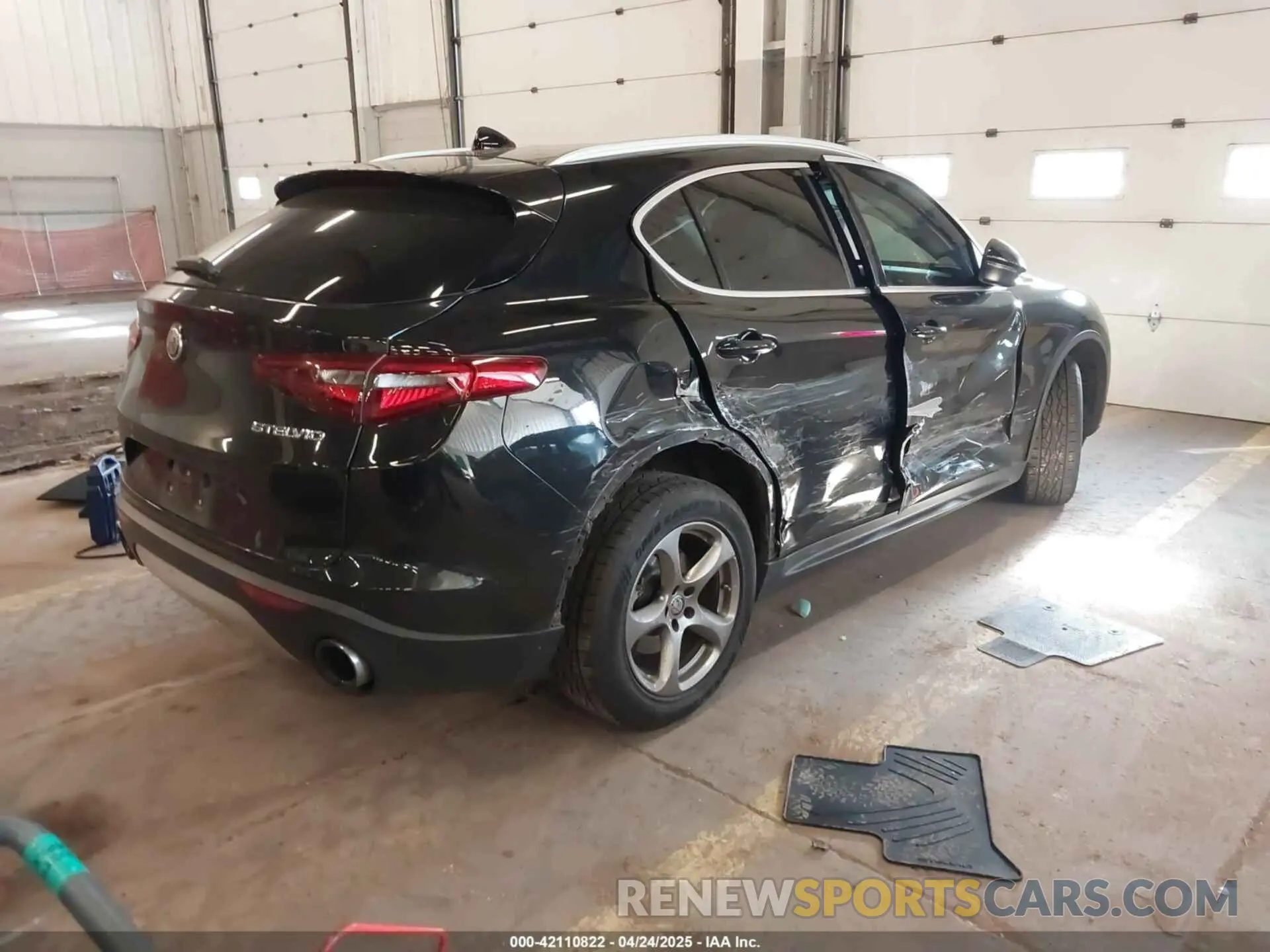4 Фотография поврежденного автомобиля ZASPAKAN0K7C39342 ALFA ROMEO STELVIO 2019