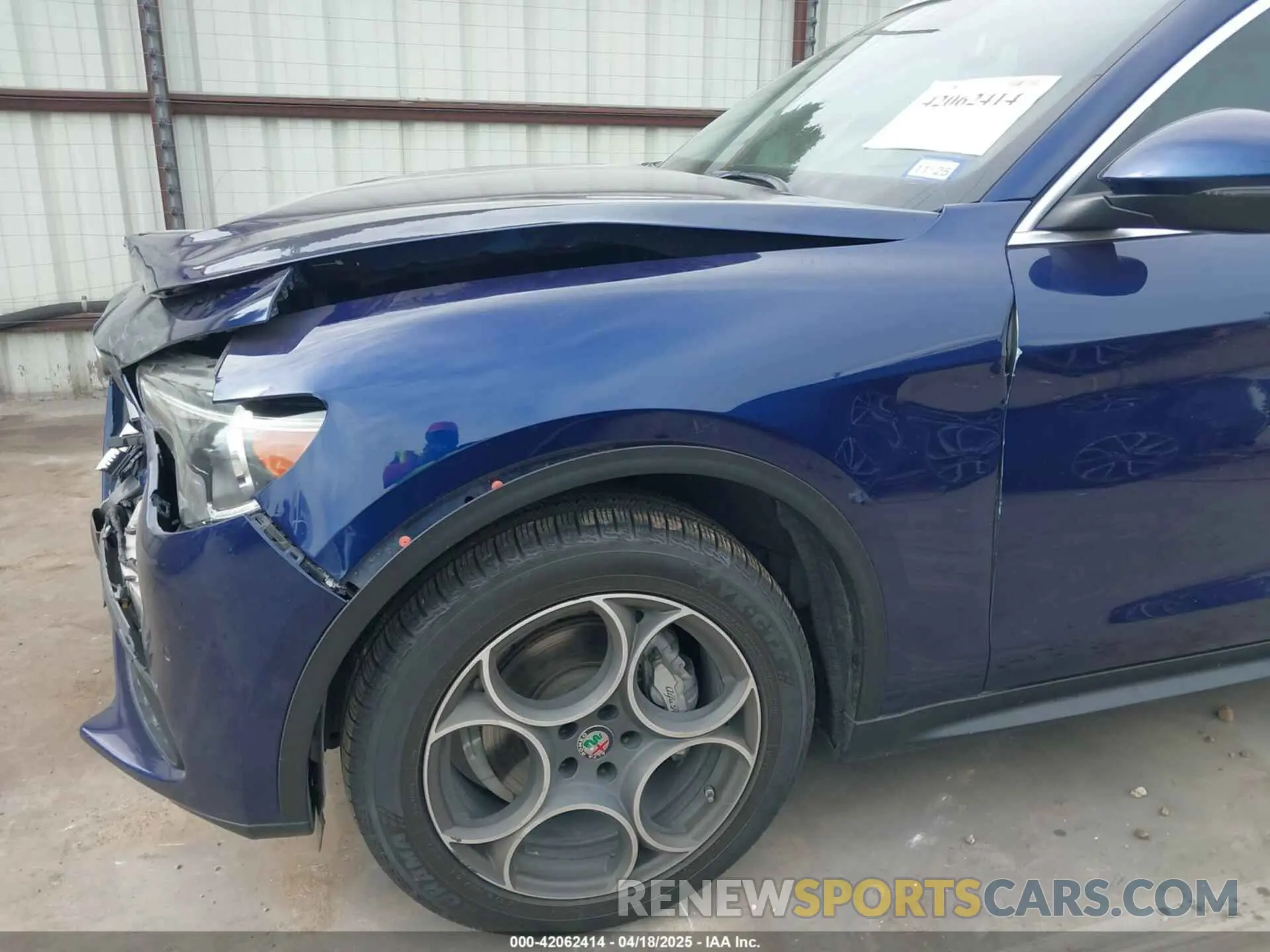 17 Фотография поврежденного автомобиля ZASPAKAN0K7C44623 ALFA ROMEO STELVIO 2019