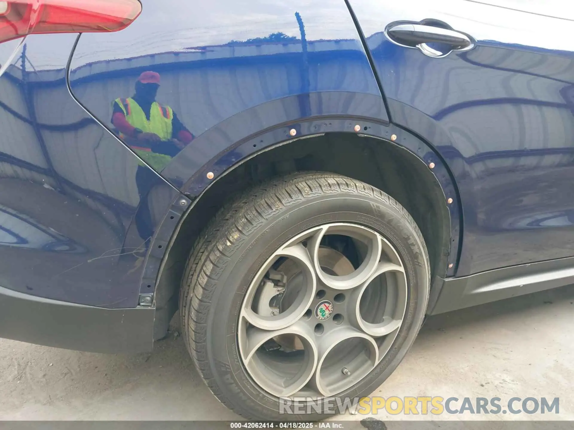 18 Фотография поврежденного автомобиля ZASPAKAN0K7C44623 ALFA ROMEO STELVIO 2019