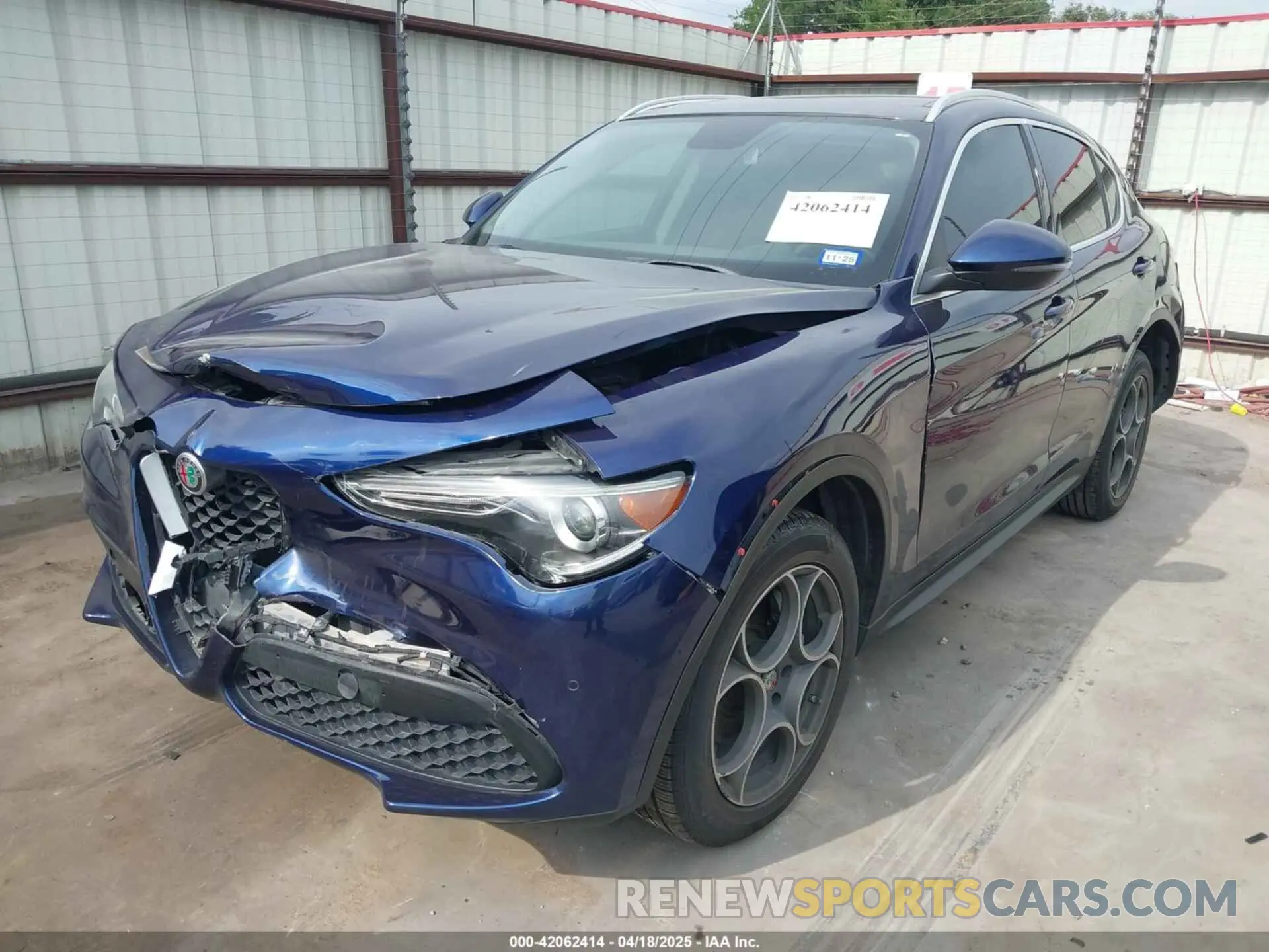 2 Фотография поврежденного автомобиля ZASPAKAN0K7C44623 ALFA ROMEO STELVIO 2019
