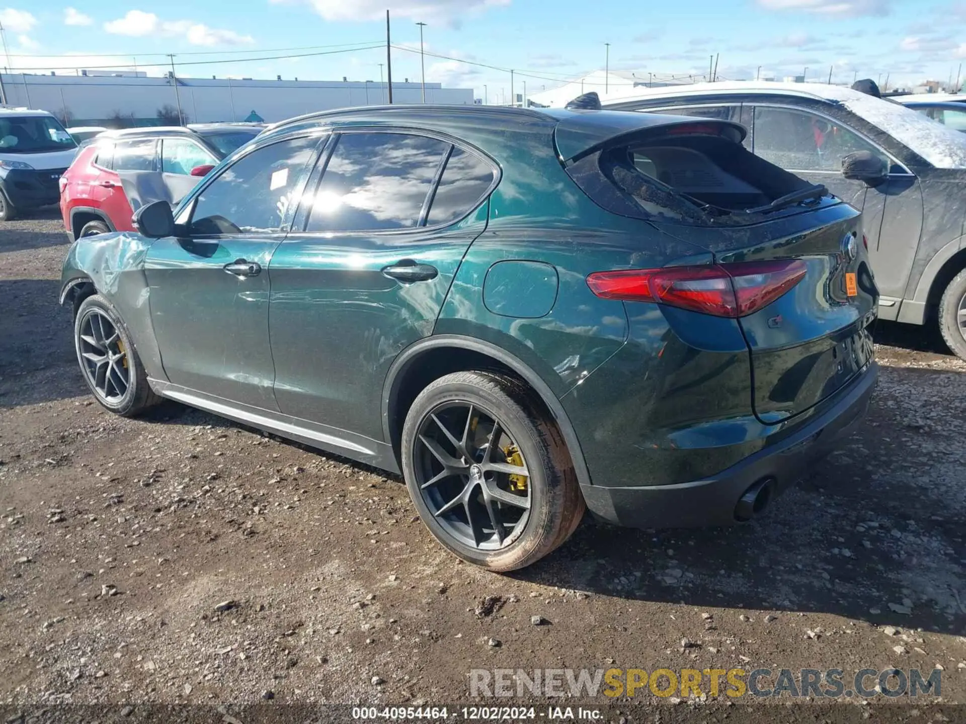 3 Фотография поврежденного автомобиля ZASPAKAN4K7C40834 ALFA ROMEO STELVIO 2019