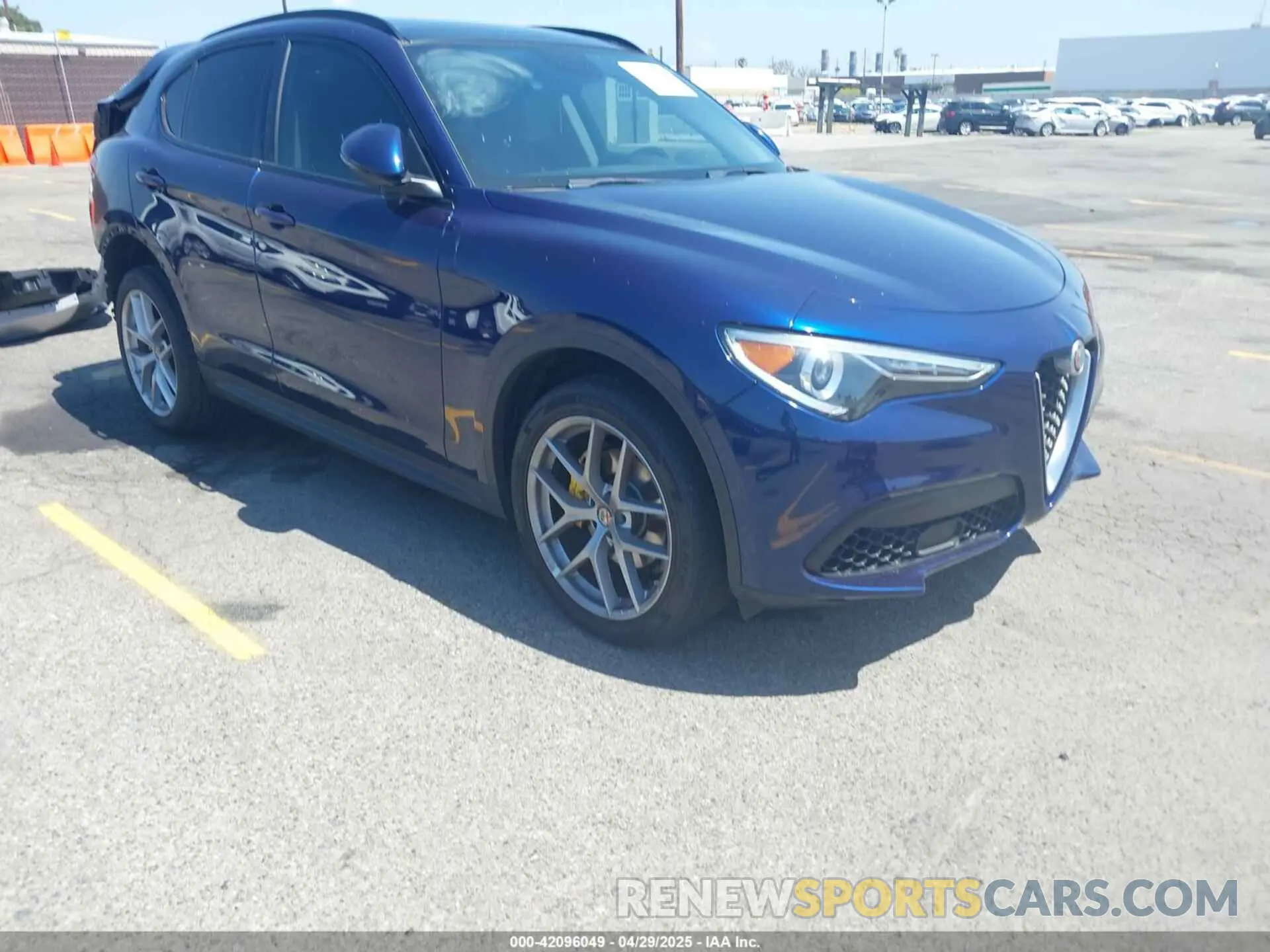 1 Фотография поврежденного автомобиля ZASPAKAN5K7C29955 ALFA ROMEO STELVIO 2019