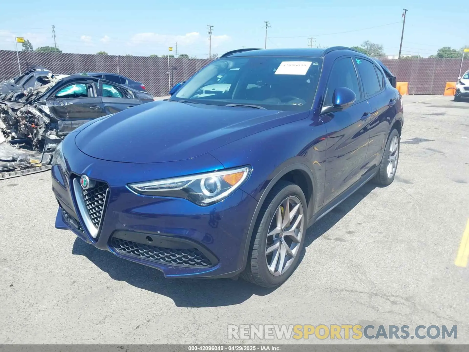 2 Фотография поврежденного автомобиля ZASPAKAN5K7C29955 ALFA ROMEO STELVIO 2019