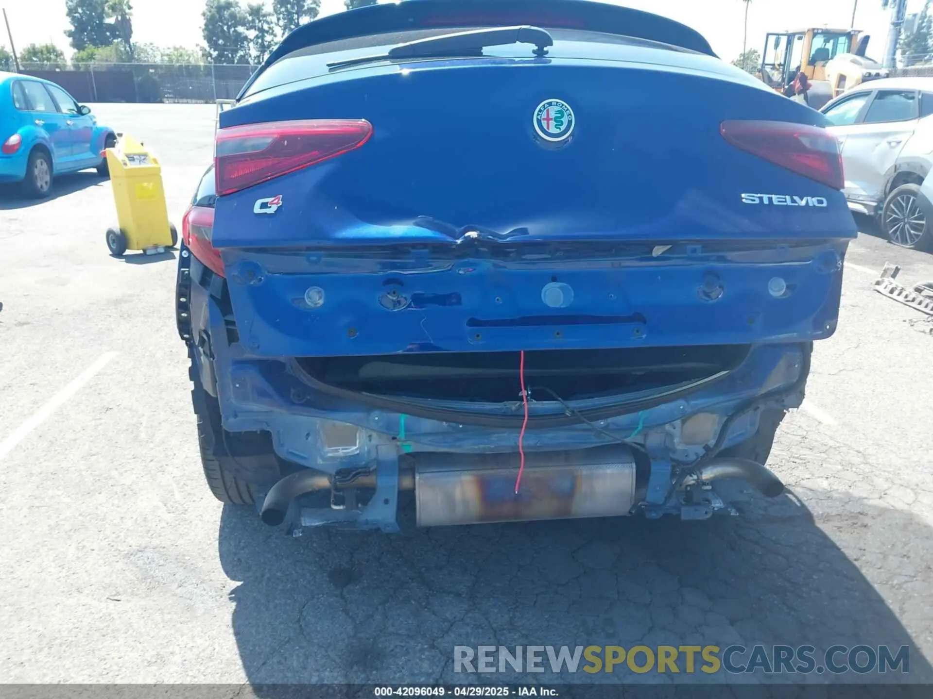 6 Фотография поврежденного автомобиля ZASPAKAN5K7C29955 ALFA ROMEO STELVIO 2019