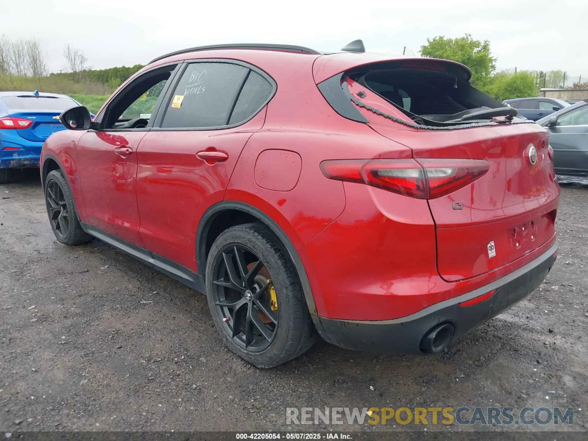 3 Photograph of a damaged car ZASPAKBN1K7C49148 ALFA ROMEO STELVIO 2019
