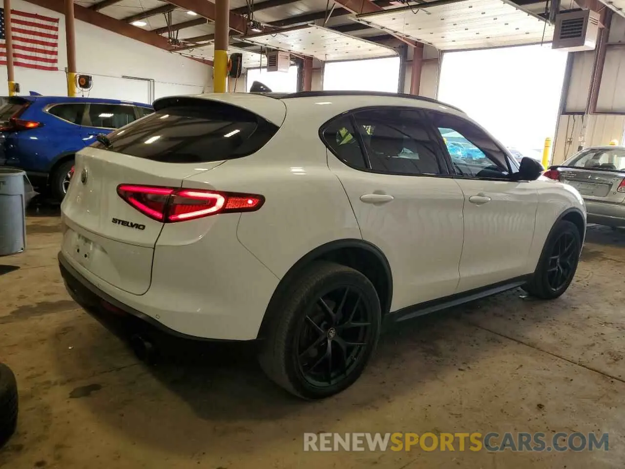 3 Фотография поврежденного автомобиля ZASPAKBN2K7C43312 ALFA ROMEO STELVIO 2019