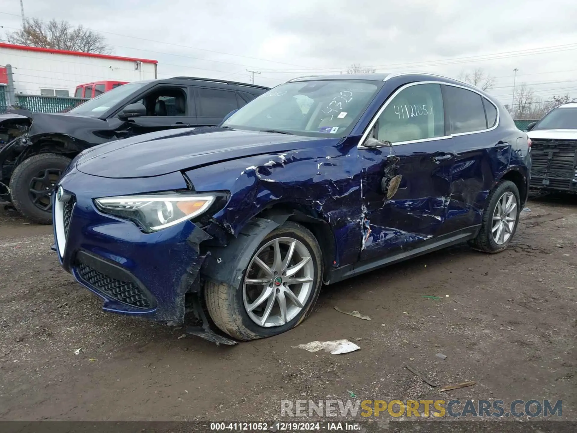 2 Фотография поврежденного автомобиля ZASPAKBN4K7C43201 ALFA ROMEO STELVIO 2019