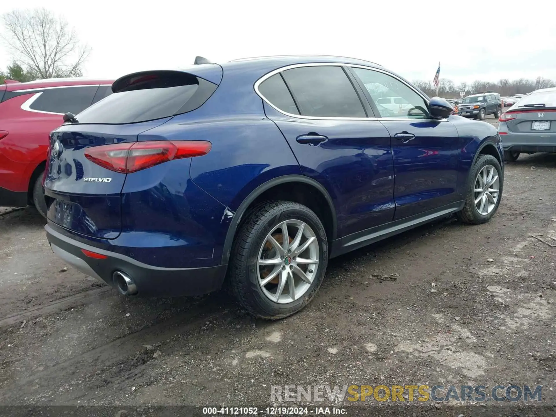 4 Фотография поврежденного автомобиля ZASPAKBN4K7C43201 ALFA ROMEO STELVIO 2019