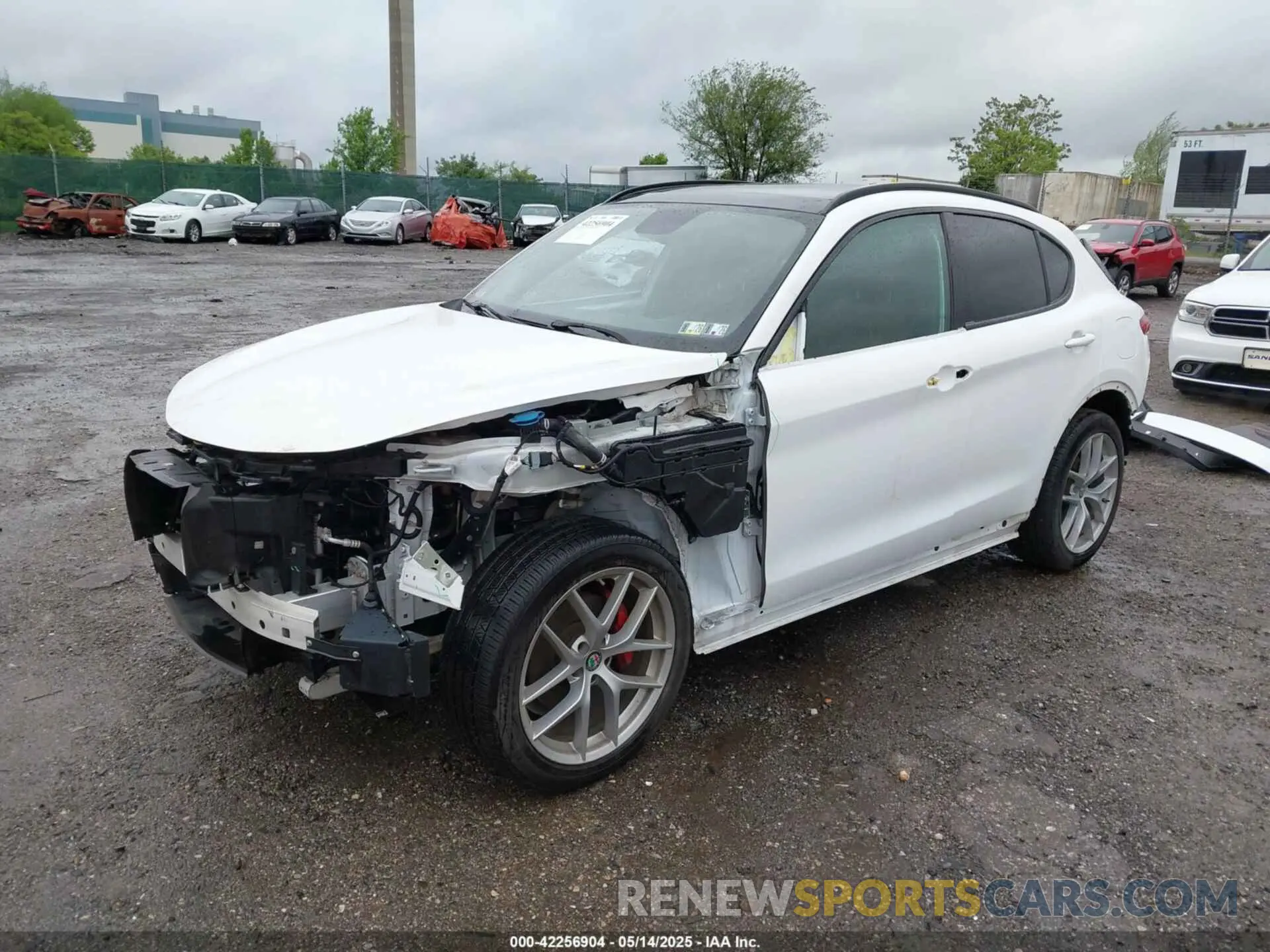 2 Photograph of a damaged car ZASPAKBN4K7C51007 ALFA ROMEO STELVIO 2019