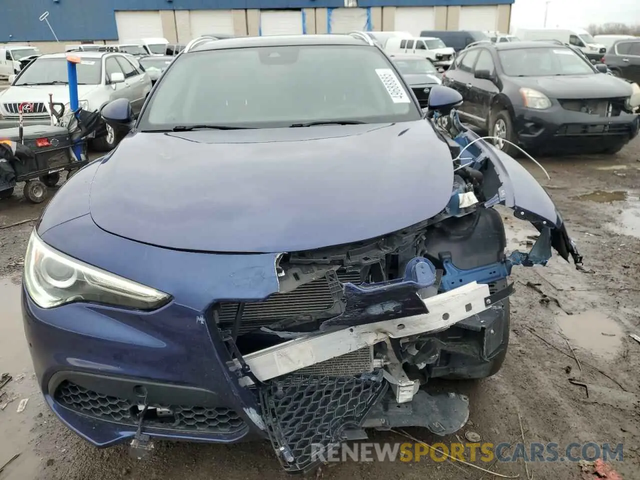 5 Фотография поврежденного автомобиля ZASPAKBN4K7C58880 ALFA ROMEO STELVIO 2019