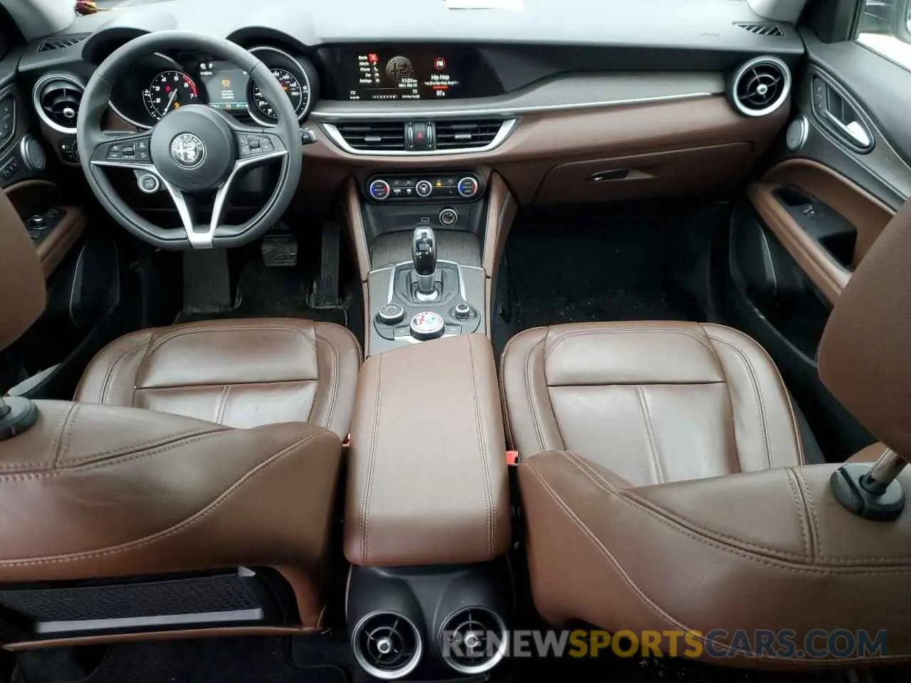 8 Фотография поврежденного автомобиля ZASPAKBN4K7C58880 ALFA ROMEO STELVIO 2019
