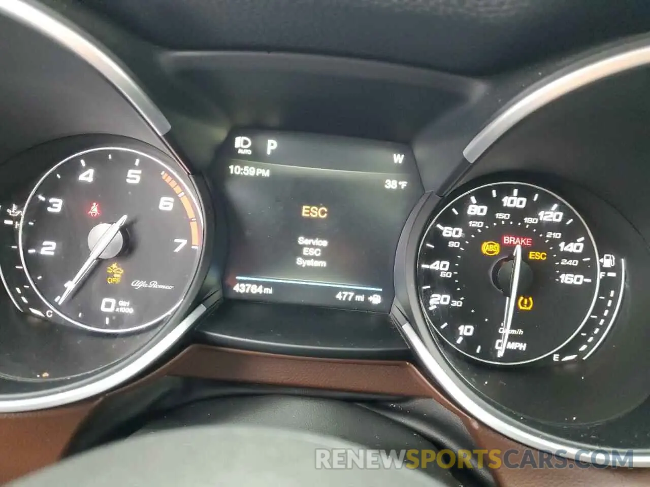 9 Фотография поврежденного автомобиля ZASPAKBN4K7C58880 ALFA ROMEO STELVIO 2019