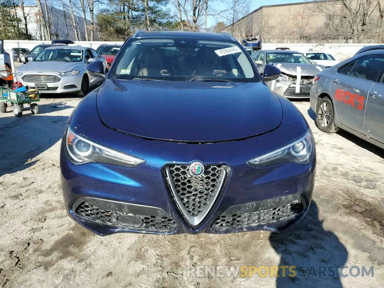 5 Фотография поврежденного автомобиля ZASPAKBN6K7C44172 ALFA ROMEO STELVIO 2019