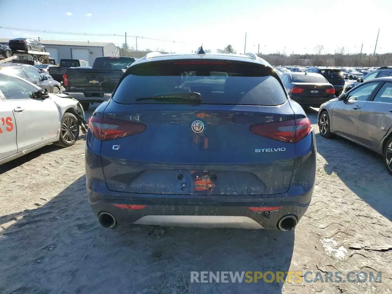 6 Фотография поврежденного автомобиля ZASPAKBN6K7C44172 ALFA ROMEO STELVIO 2019