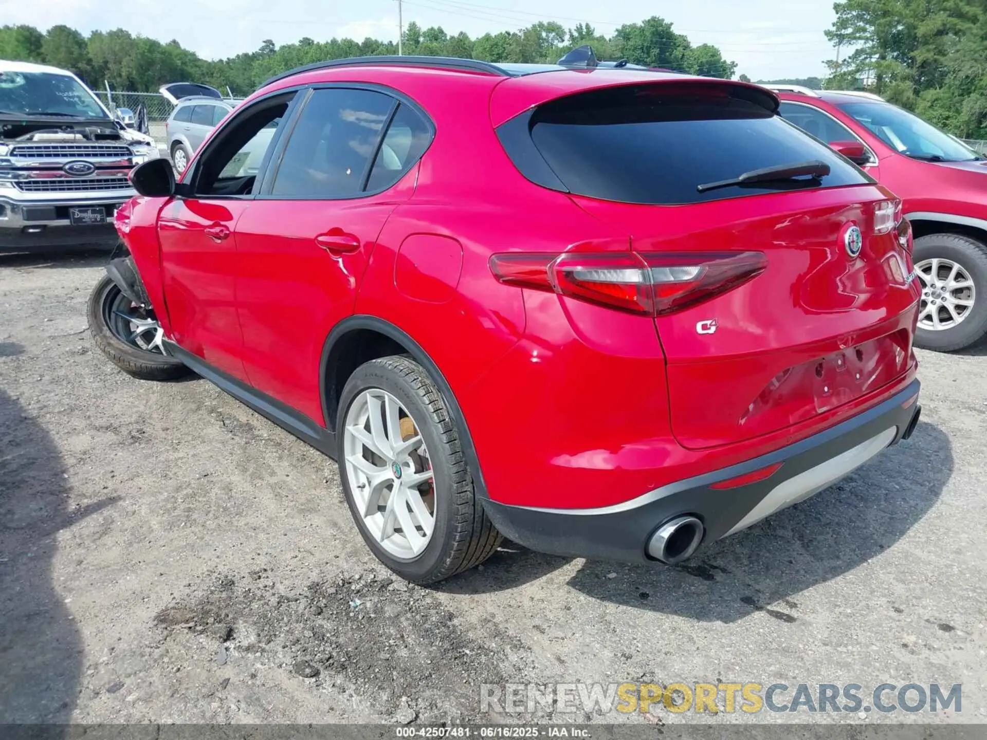 3 Photograph of a damaged car ZASPAKBN8K7C44271 ALFA ROMEO STELVIO 2019