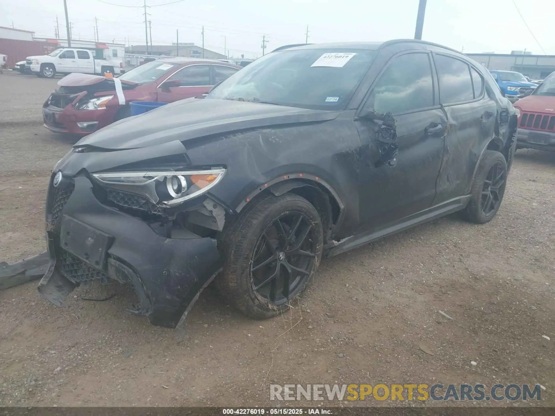 2 Photograph of a damaged car ZASPAKBN9K7C51133 ALFA ROMEO STELVIO 2019