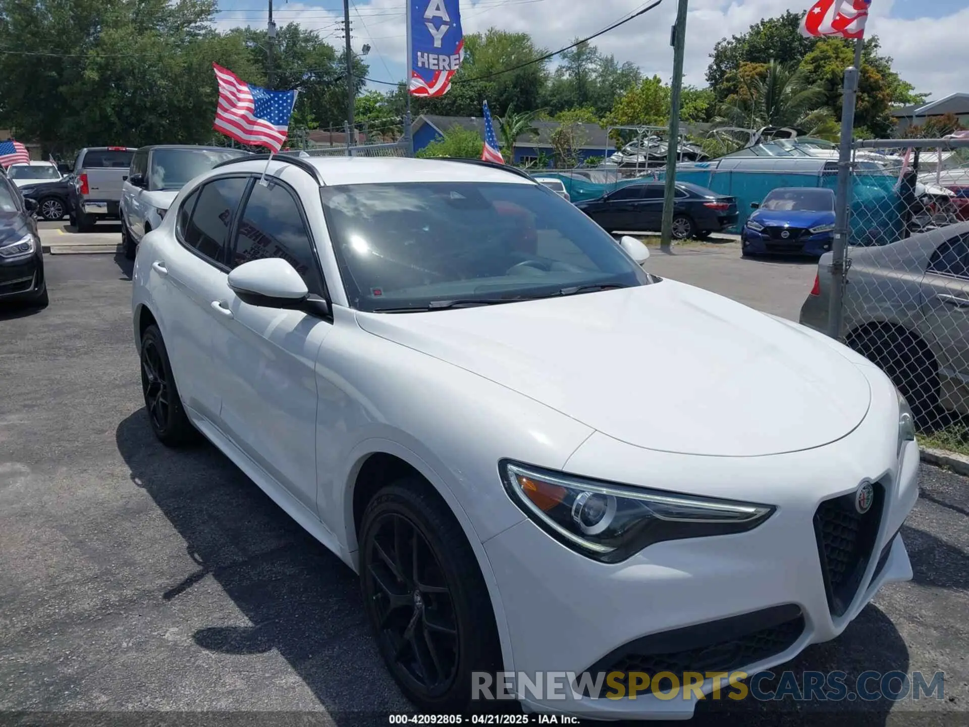 6 Фотография поврежденного автомобиля ZASPAJAN2L7C92443 ALFA ROMEO STELVIO 2020