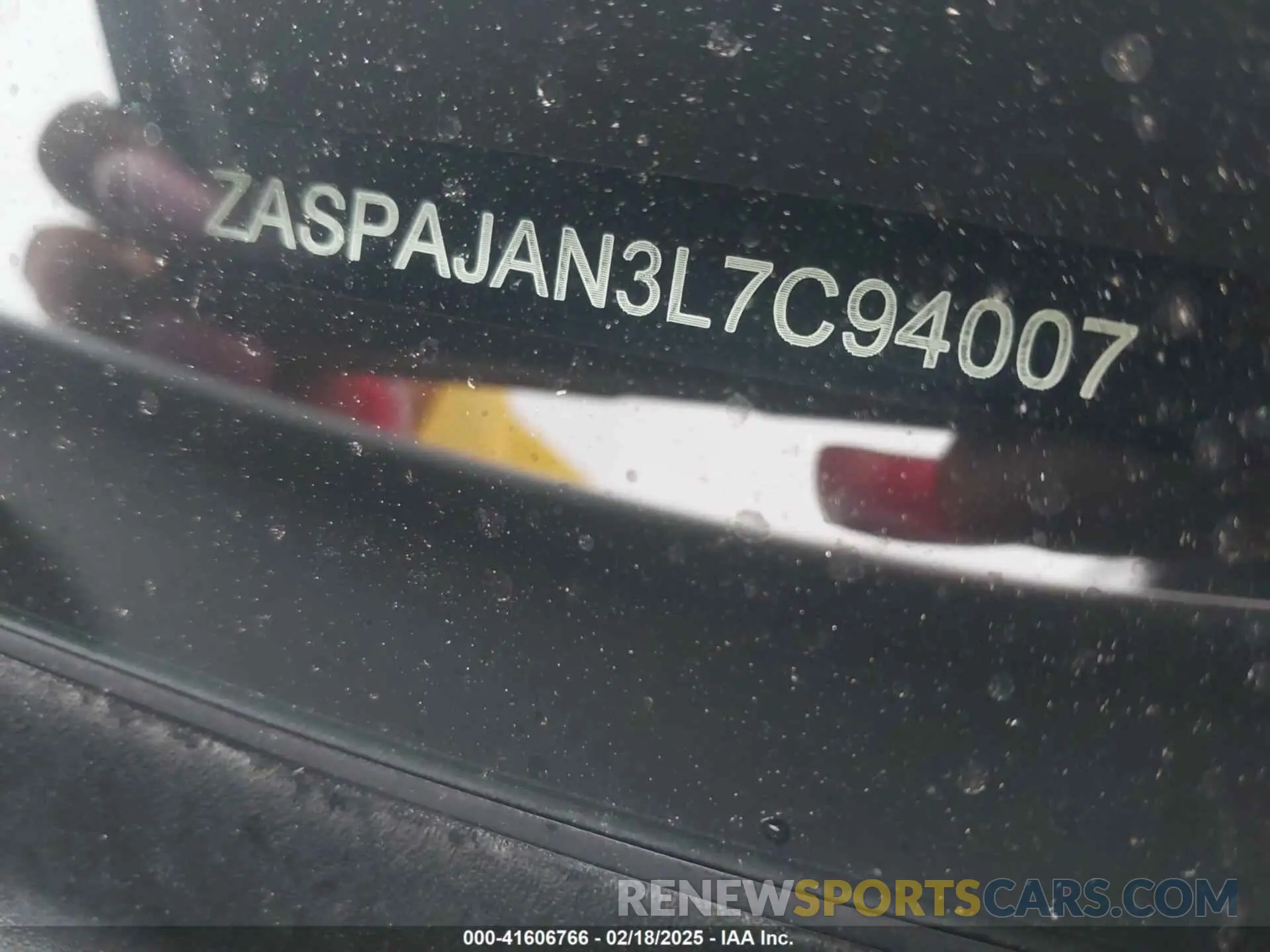 9 Photograph of a damaged car ZASPAJAN3L7C94007 ALFA ROMEO STELVIO 2020