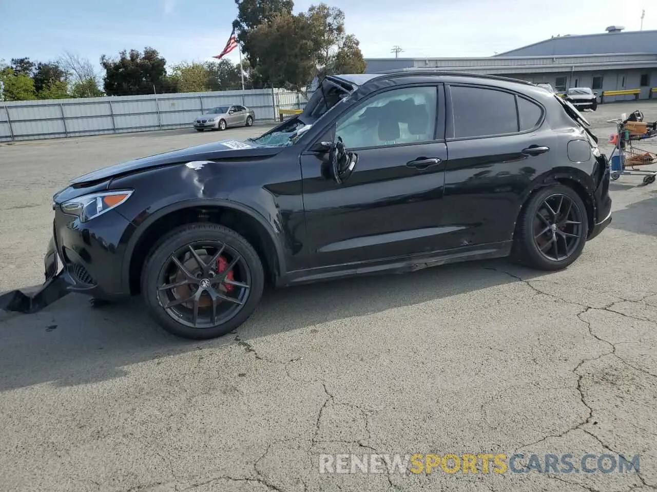 1 Photograph of a damaged car ZASPAJAN5L7C74065 ALFA ROMEO STELVIO 2020