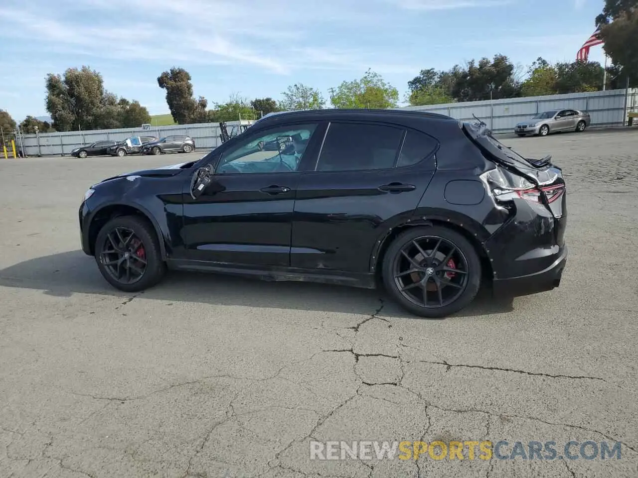 2 Photograph of a damaged car ZASPAJAN5L7C74065 ALFA ROMEO STELVIO 2020