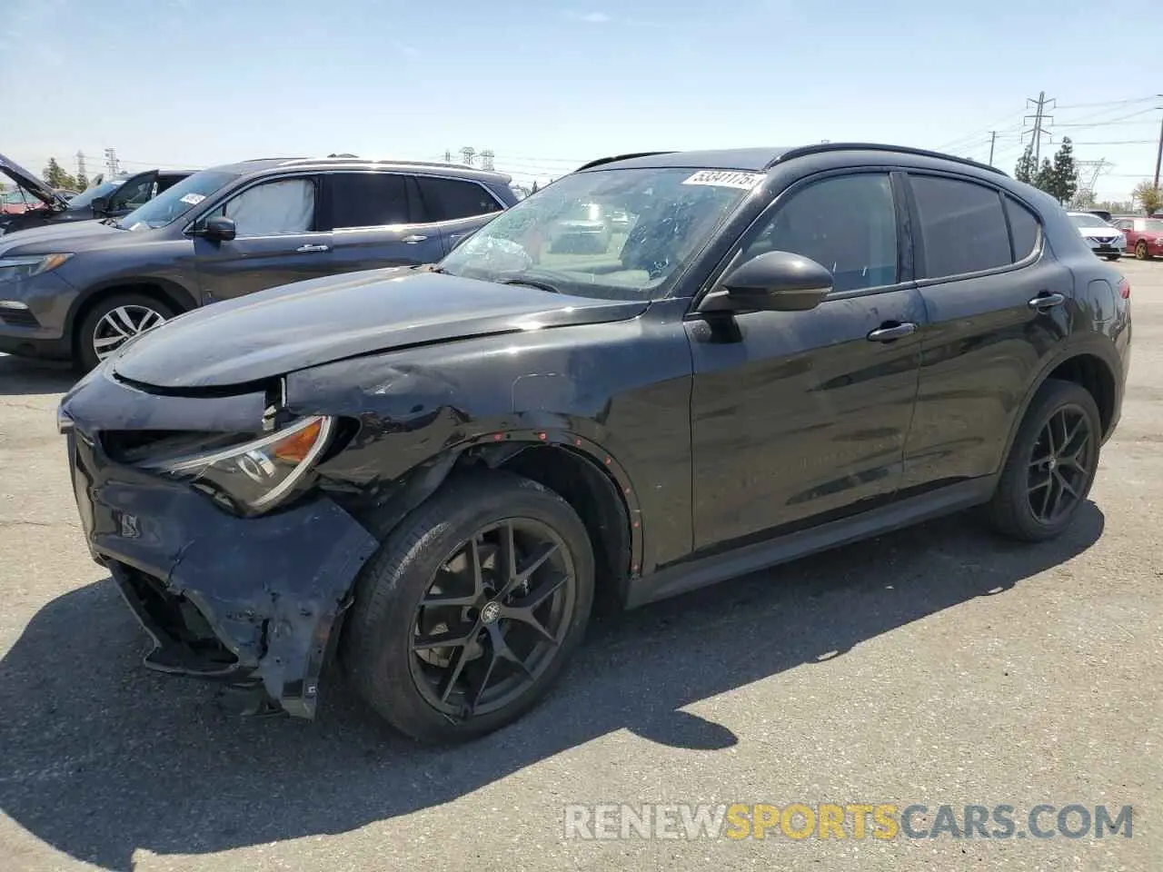 1 Photograph of a damaged car ZASPAJAN5L7C94798 ALFA ROMEO STELVIO 2020