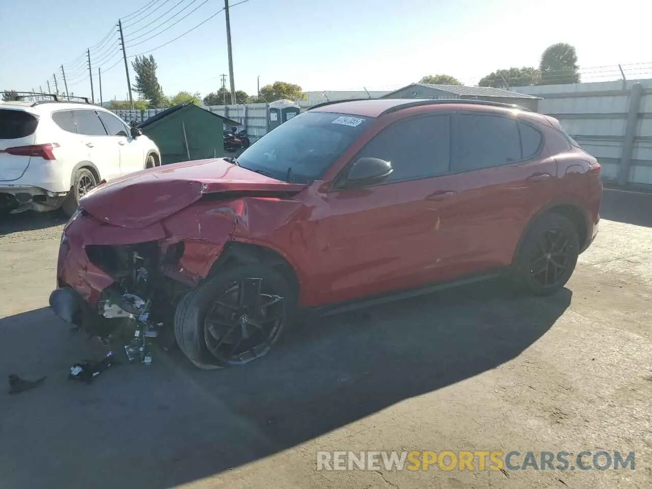 1 Photograph of a damaged car ZASPAJAN8L7C90907 ALFA ROMEO STELVIO 2020