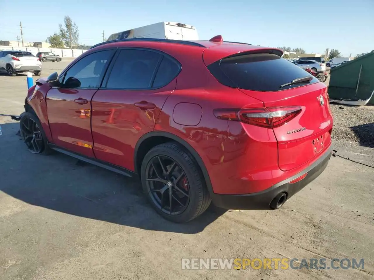 2 Photograph of a damaged car ZASPAJAN8L7C90907 ALFA ROMEO STELVIO 2020