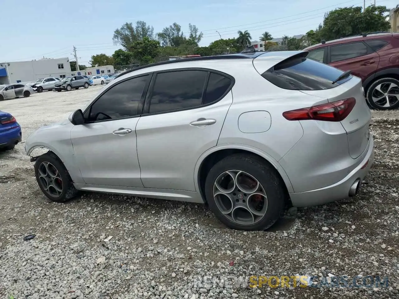 2 Фотография поврежденного автомобиля ZASPAJANXL7C99530 ALFA ROMEO STELVIO 2020