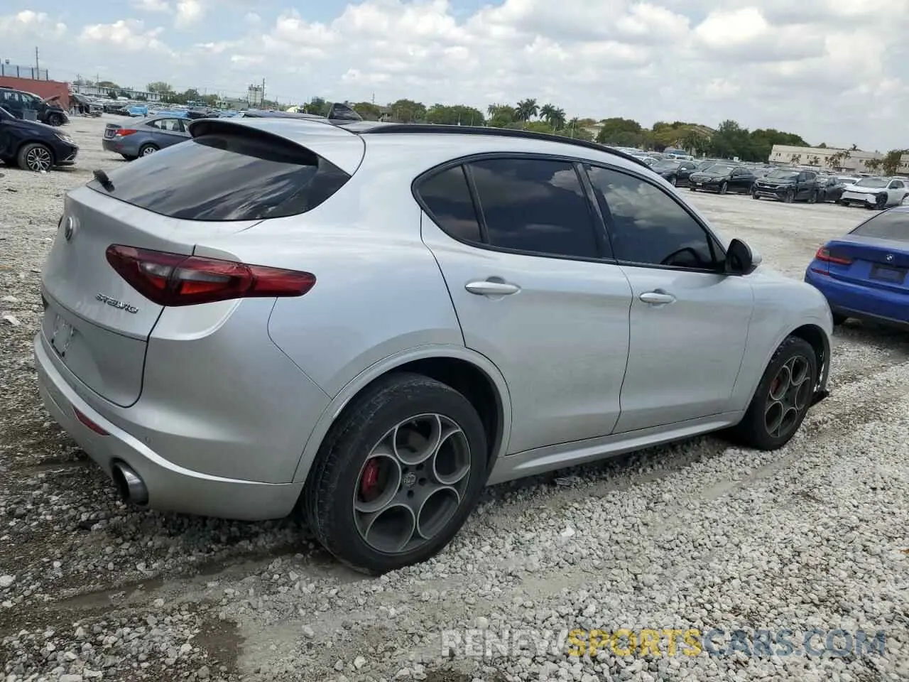 3 Фотография поврежденного автомобиля ZASPAJANXL7C99530 ALFA ROMEO STELVIO 2020