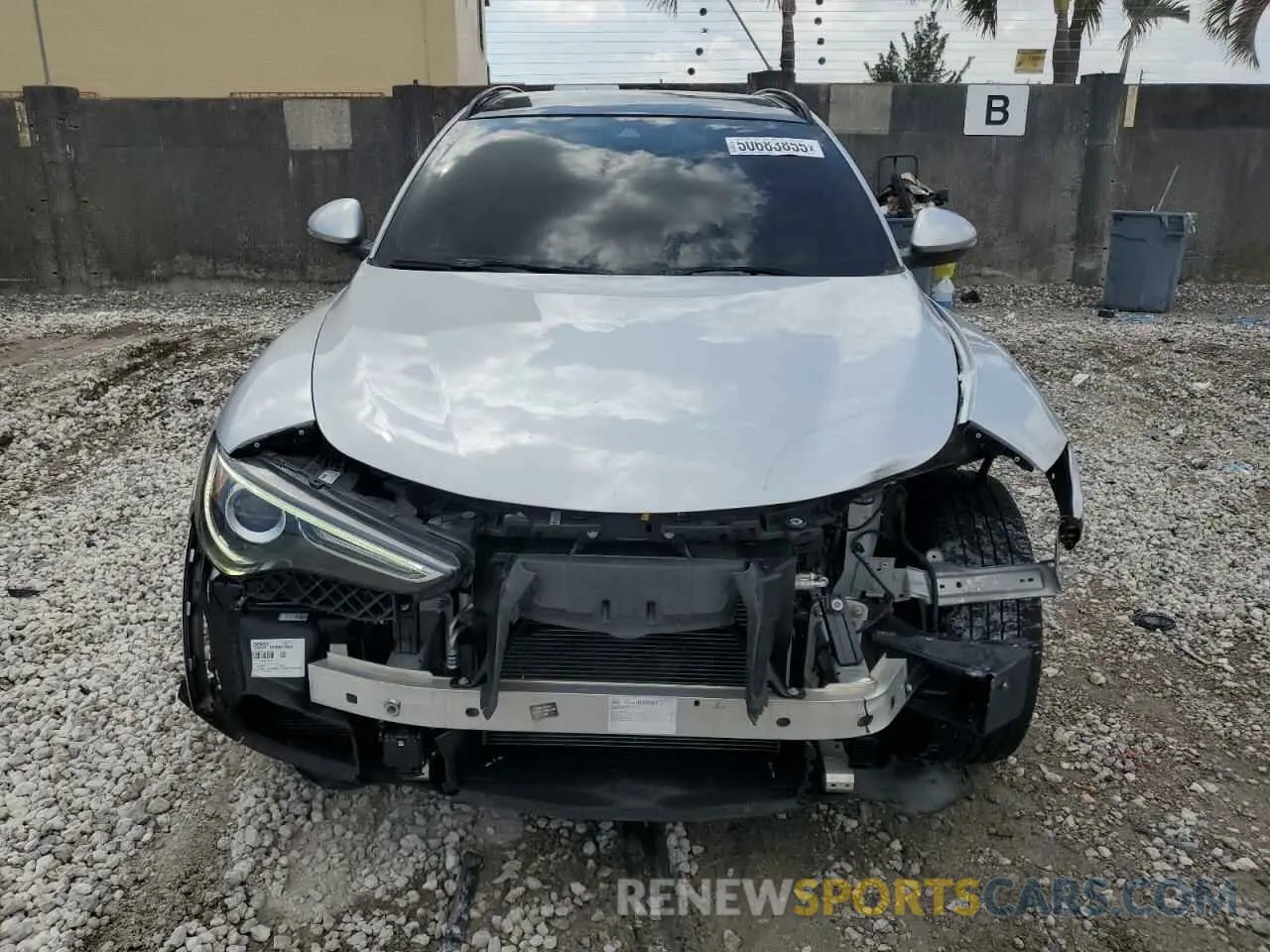 5 Фотография поврежденного автомобиля ZASPAJANXL7C99530 ALFA ROMEO STELVIO 2020
