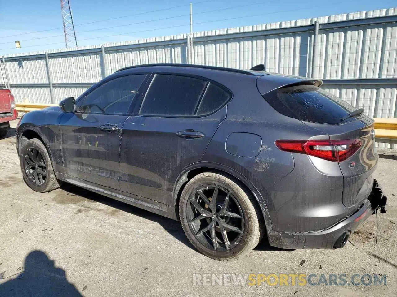 2 Photograph of a damaged car ZASPAKAN1L7C97395 ALFA ROMEO STELVIO 2020