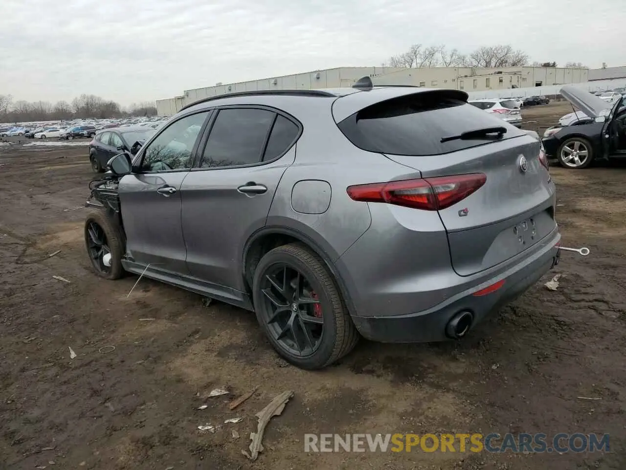 2 Photograph of a damaged car ZASPAKAN6L7C95545 ALFA ROMEO STELVIO 2020