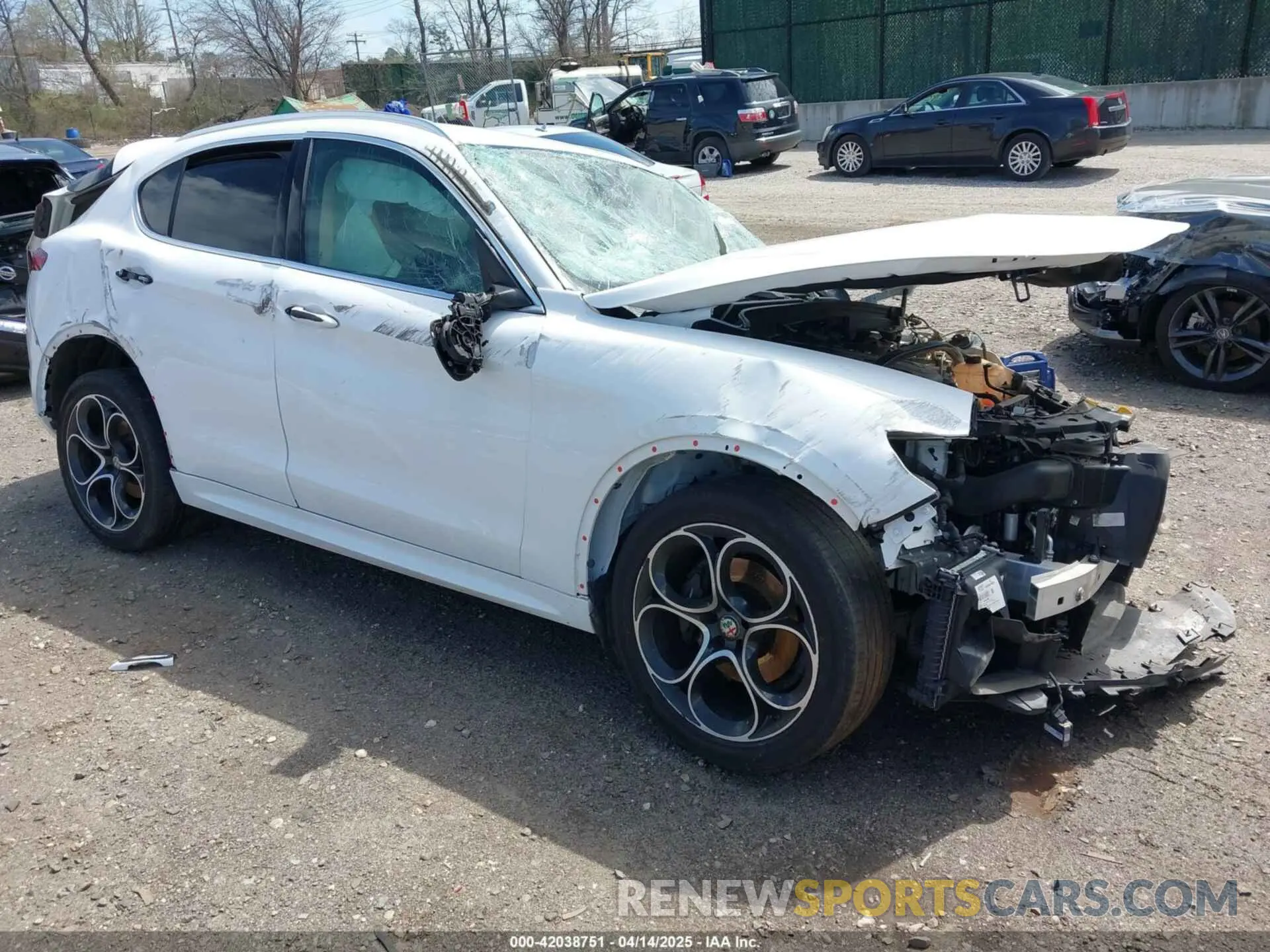 1 Фотография поврежденного автомобиля ZASPAKBN9L7C76146 ALFA ROMEO STELVIO 2020