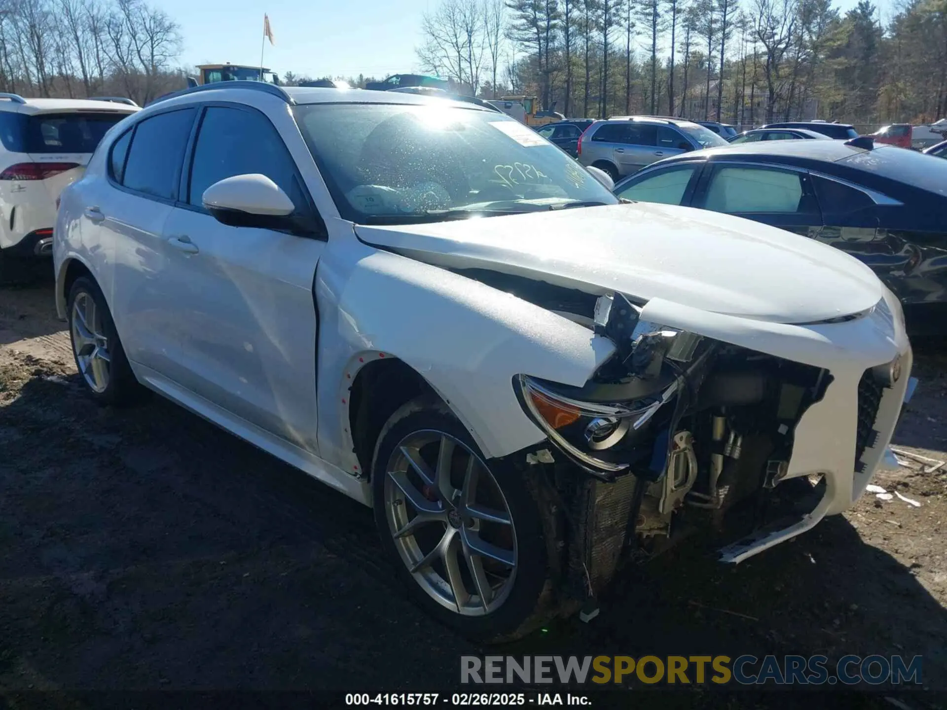 1 Photograph of a damaged car ZASPAKBNXL7C91738 ALFA ROMEO STELVIO 2020